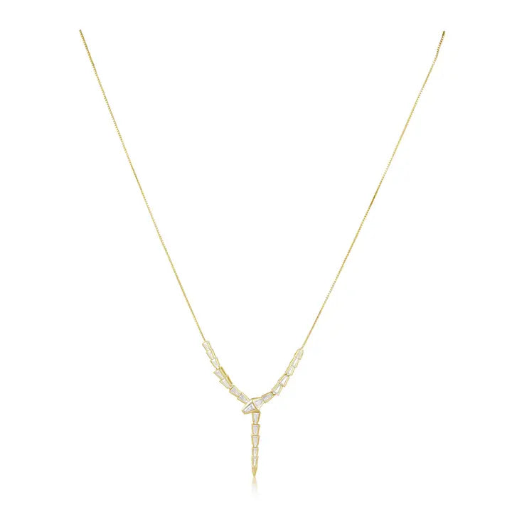 Snake Shine Gold Necklace