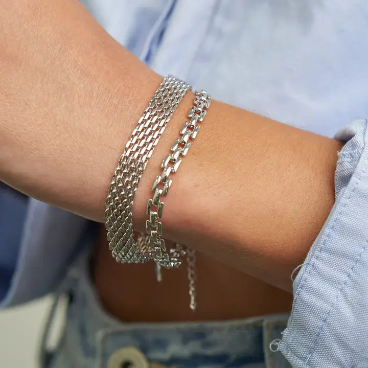 Silver Braided Bracelet