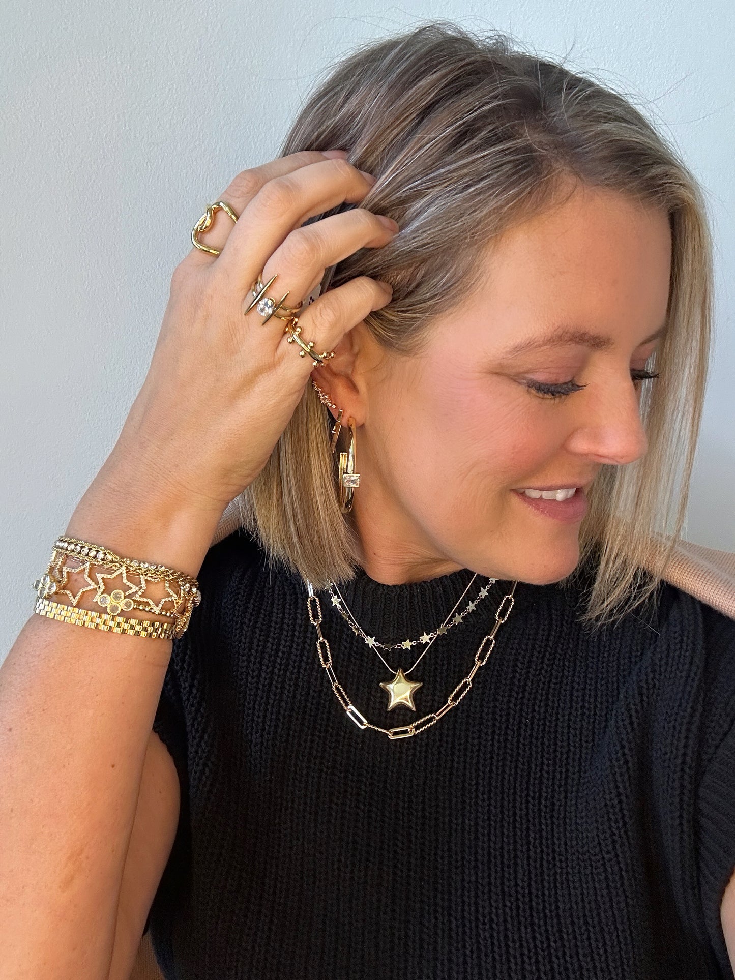 Gold Star Shine Bracelet