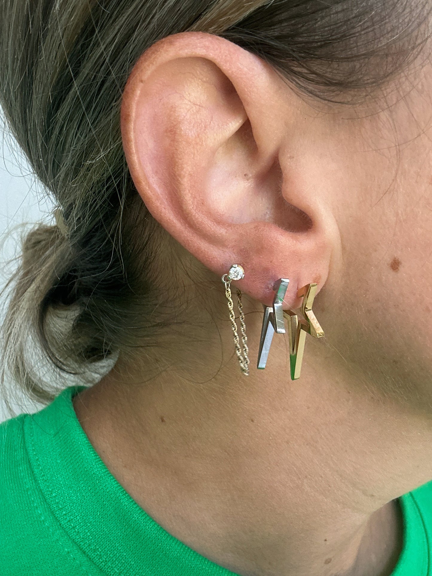 Gold Star Studs