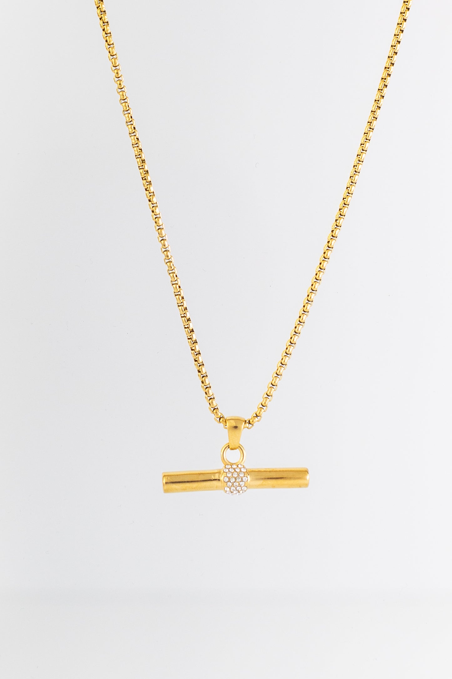 Diamond Bar Necklace