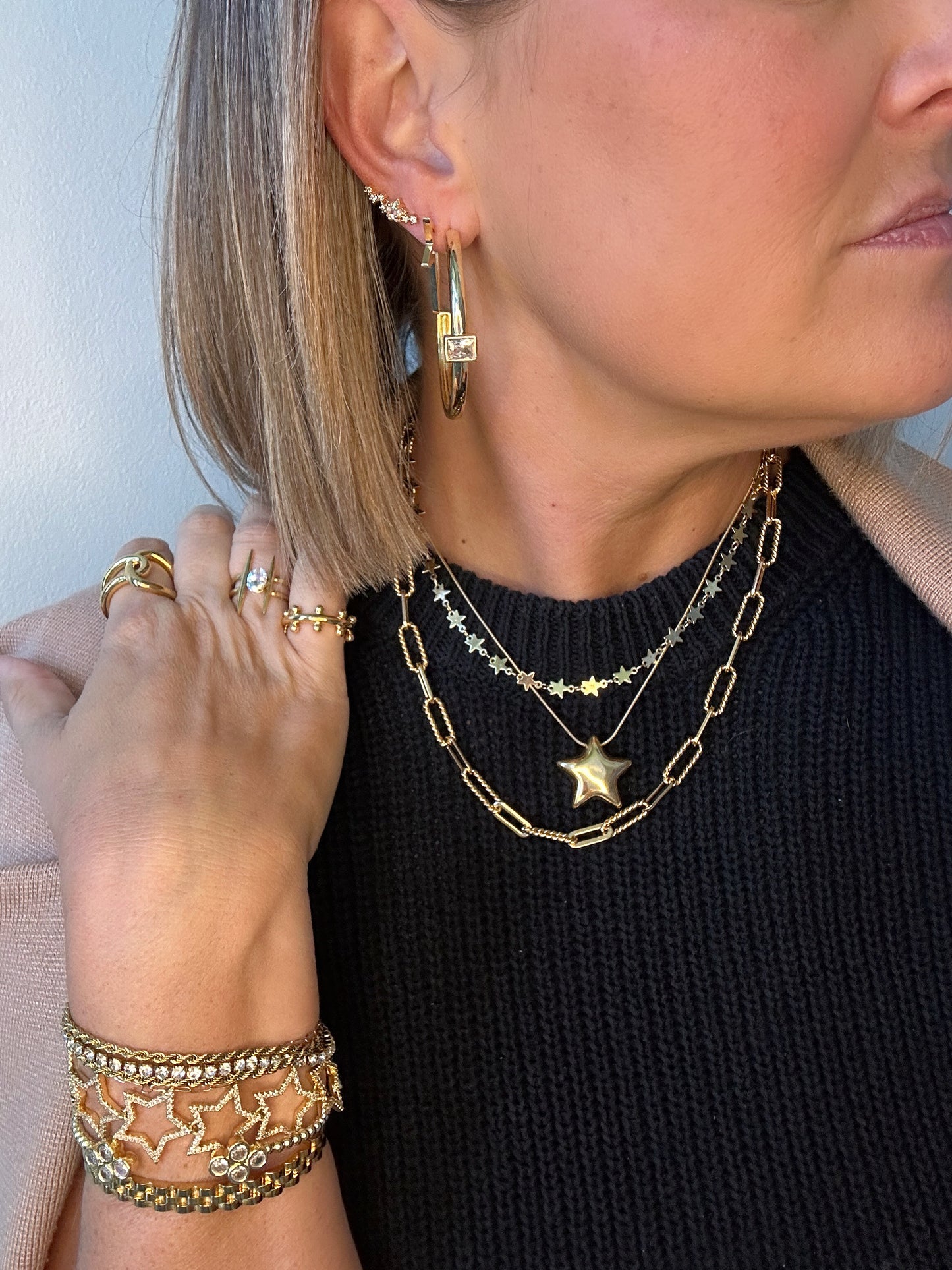 Gold Star Shine Bracelet