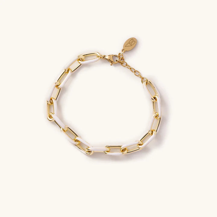 Winter White Chain Bracelet