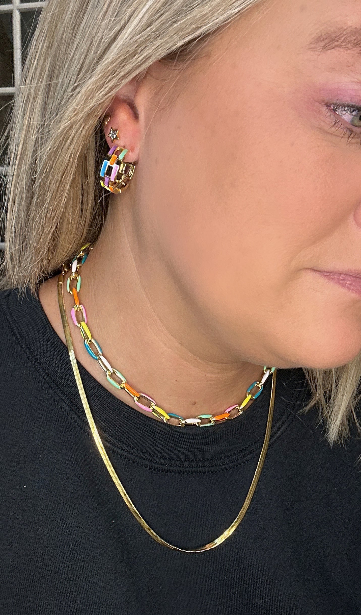 Colorful Chunky Choker