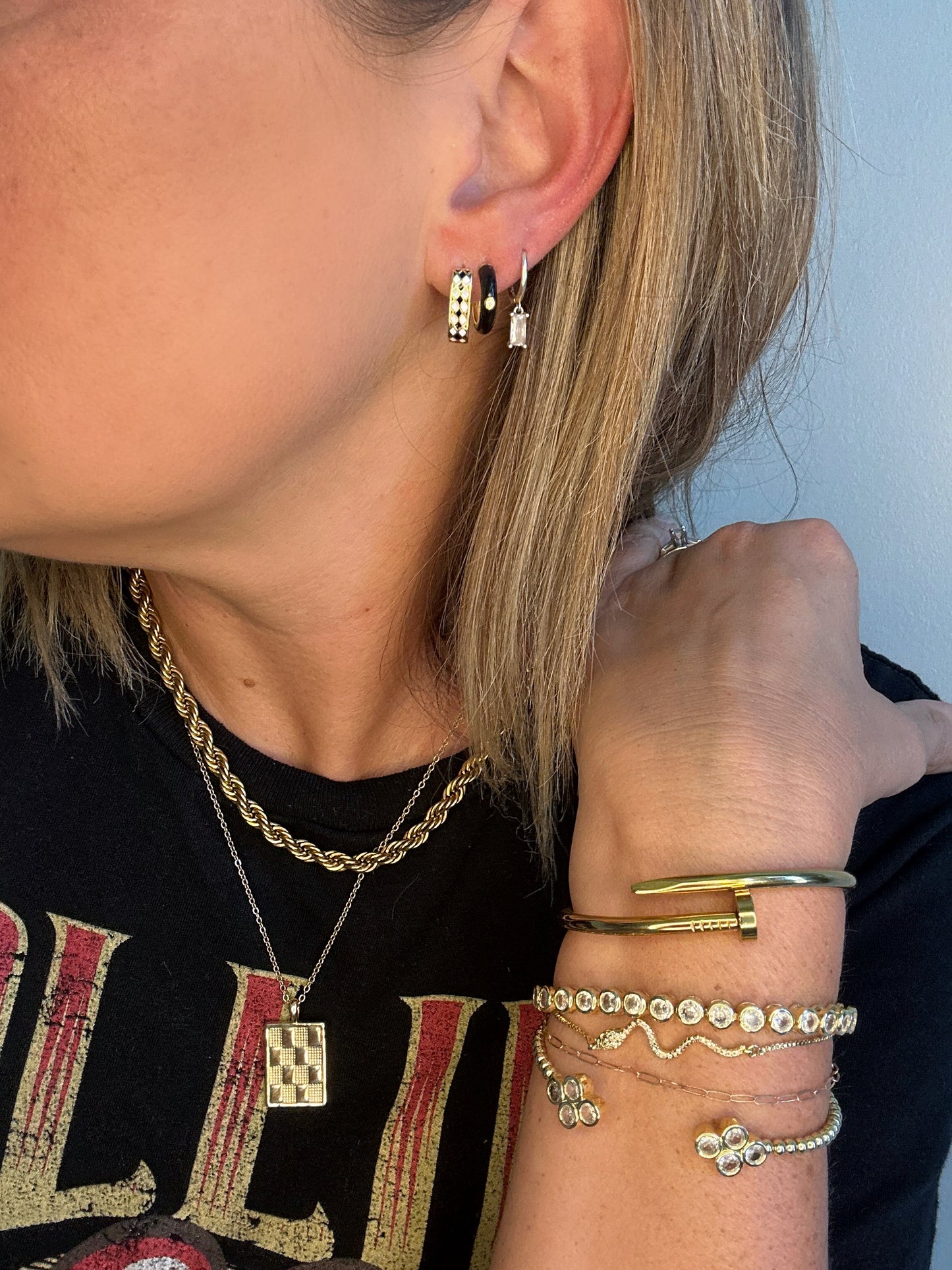 Bling Snake Slider Bracelet