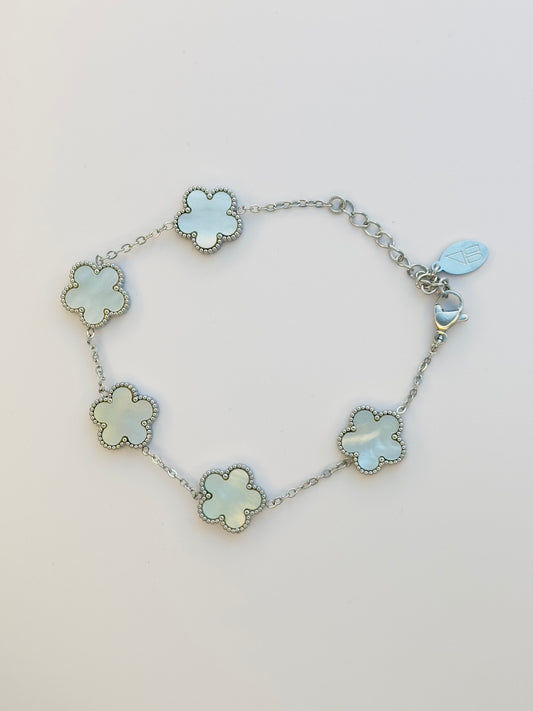 Silver Flora Bracelet