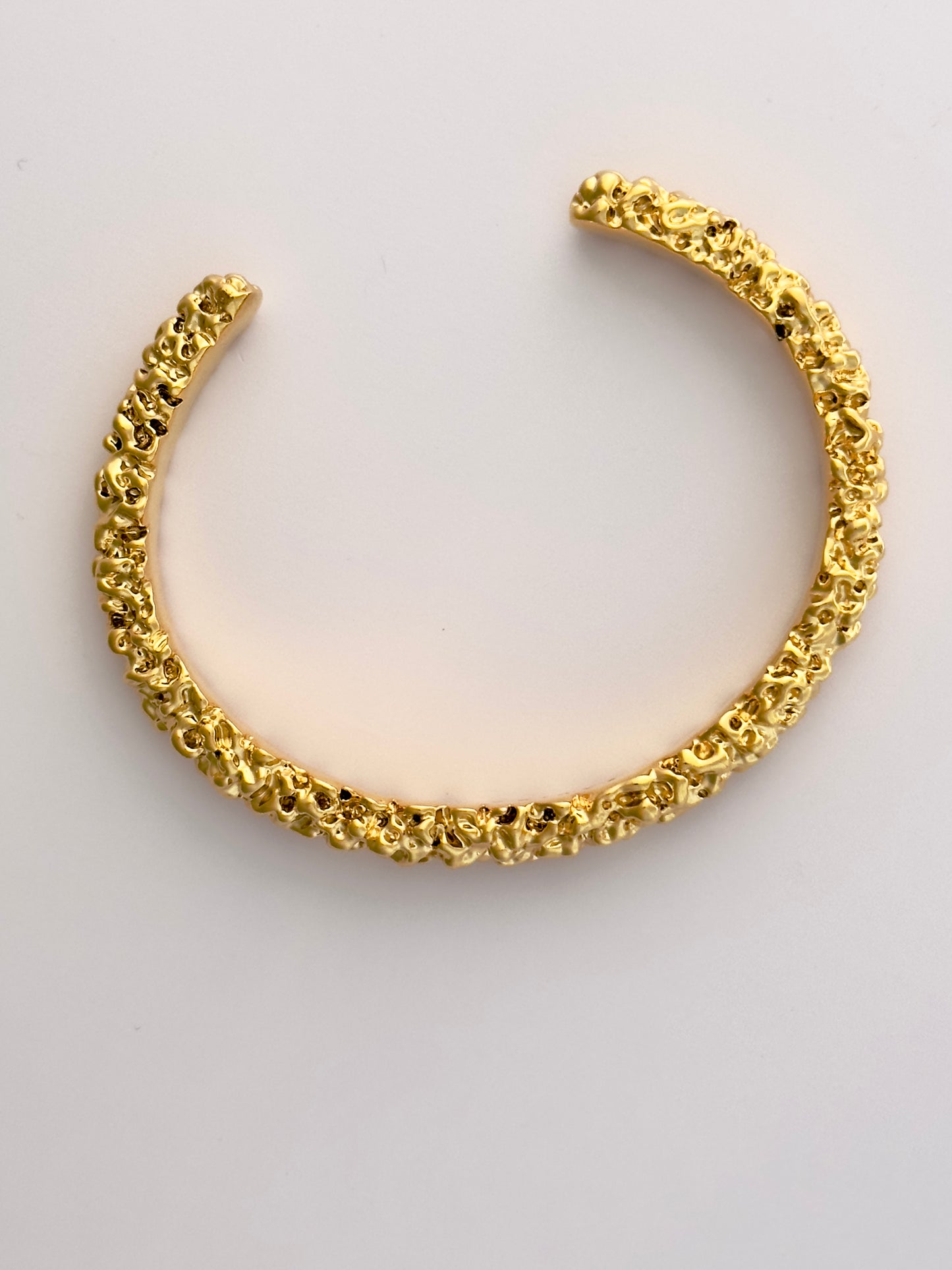 Hammered Gold Cuff