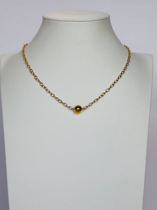 Gold Bead Necklace