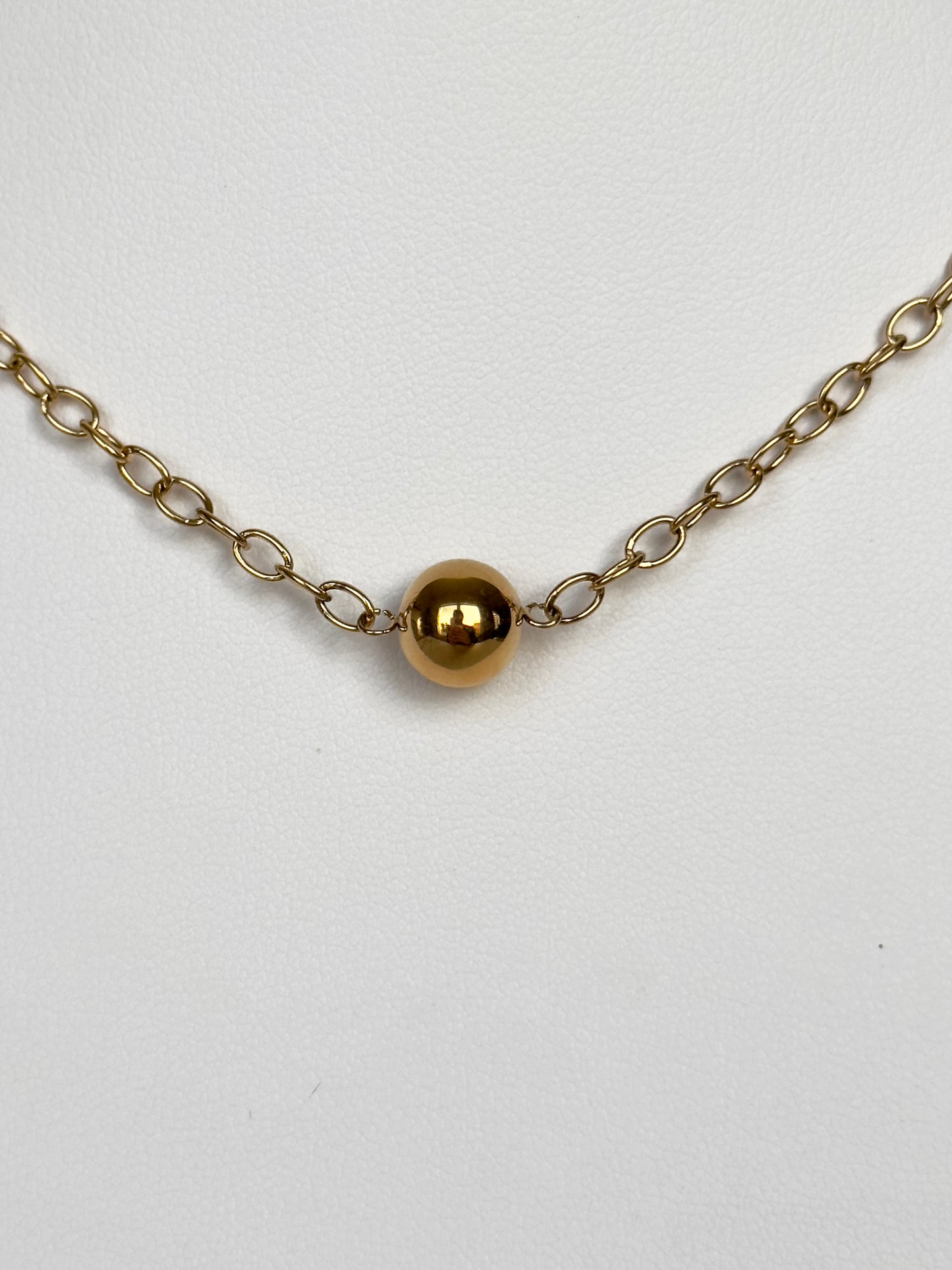 Gold Bead Necklace