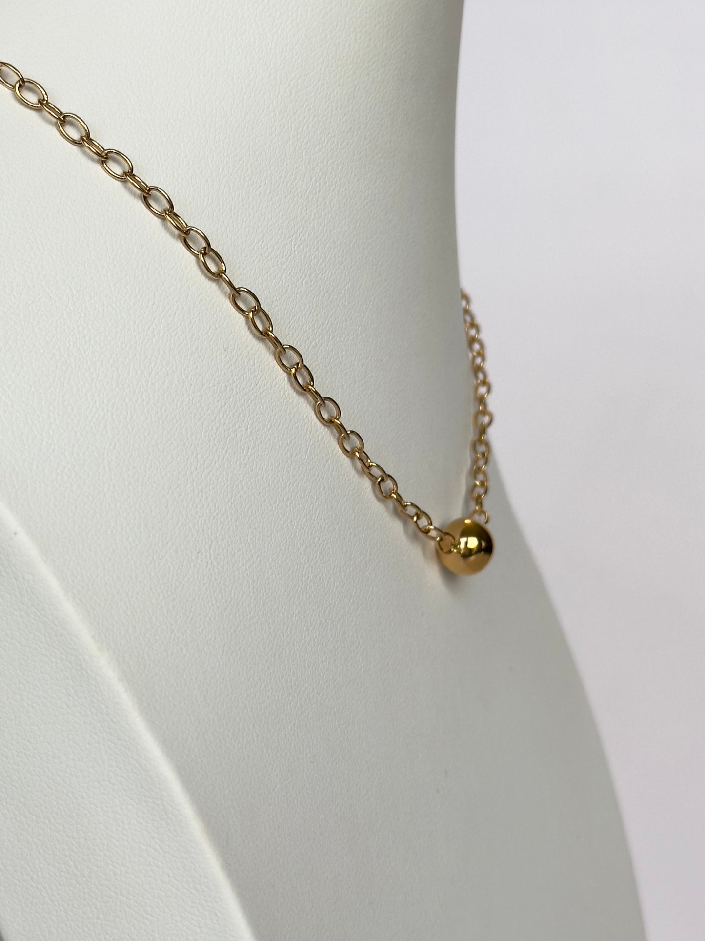 Gold Bead Necklace