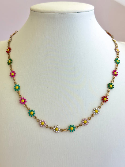 Daisy Multicolor Necklace