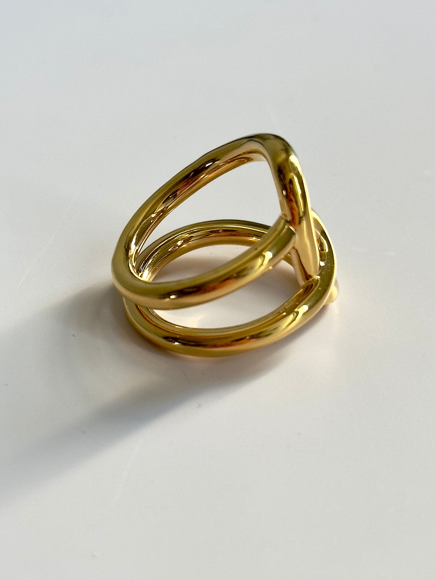 Interlock Gold Ring