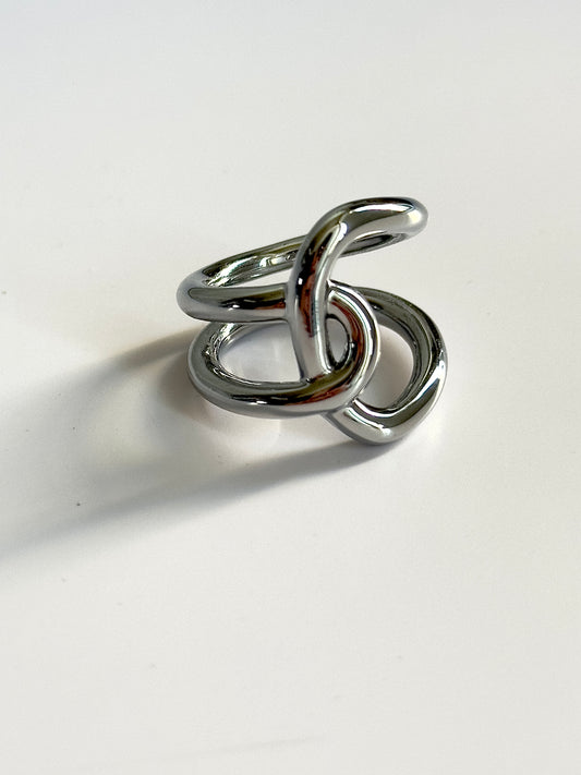 Interlock Silver Ring