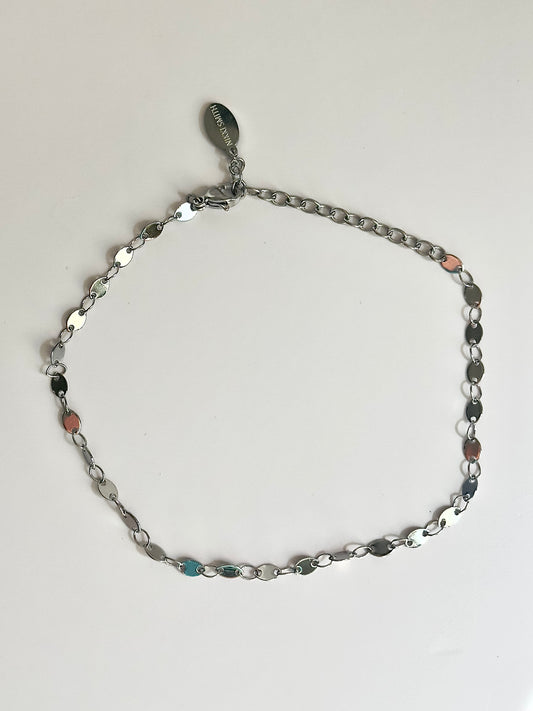 Silver Link Anklet
