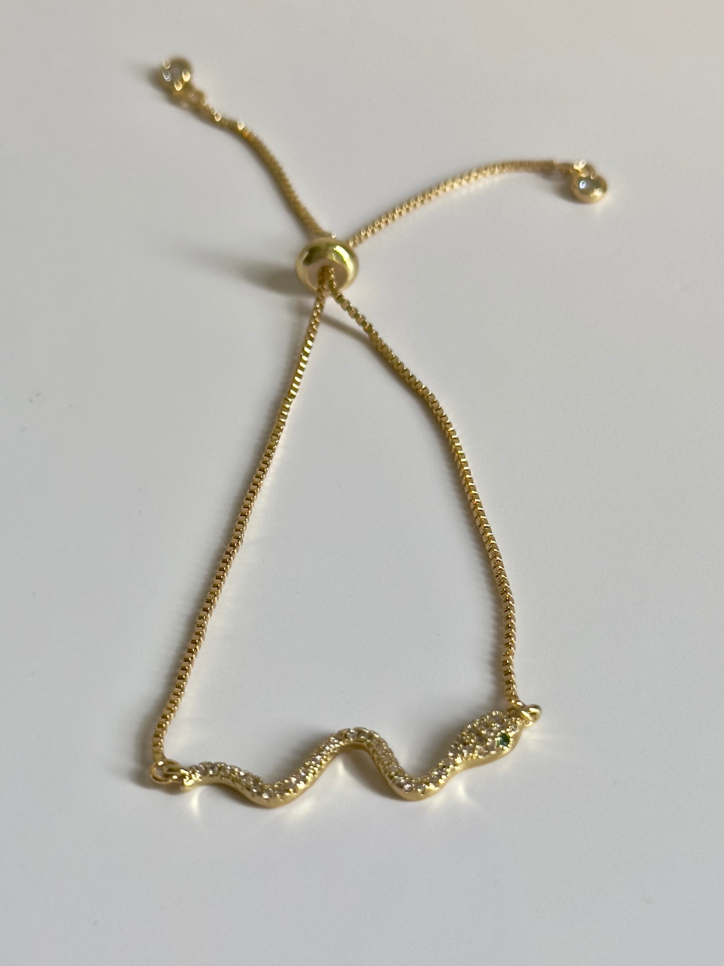 Bling Snake Slider Bracelet