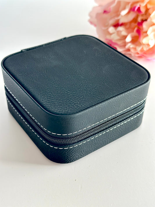 Black Travel Jewelry Case