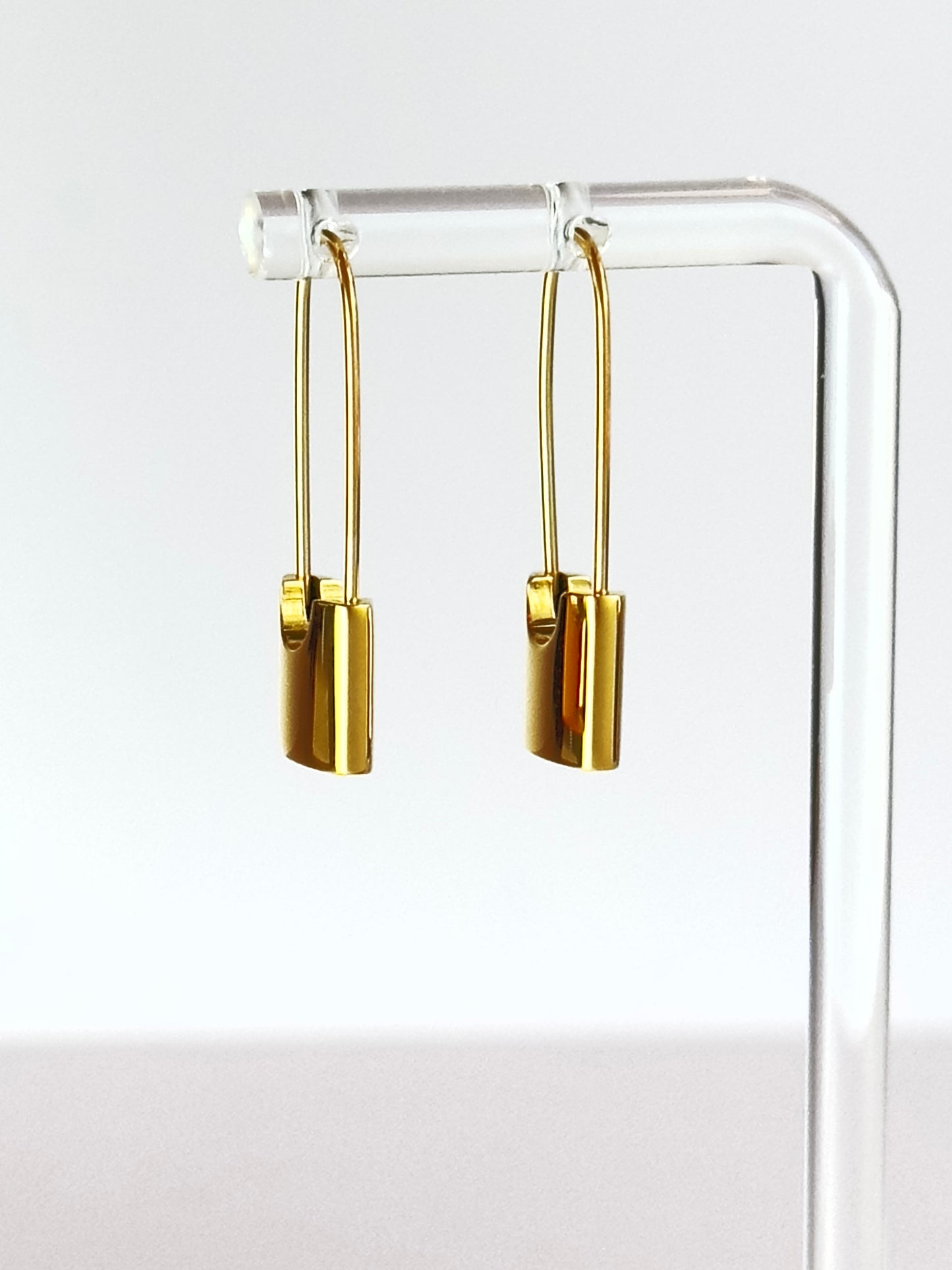 Lock Drop Earring