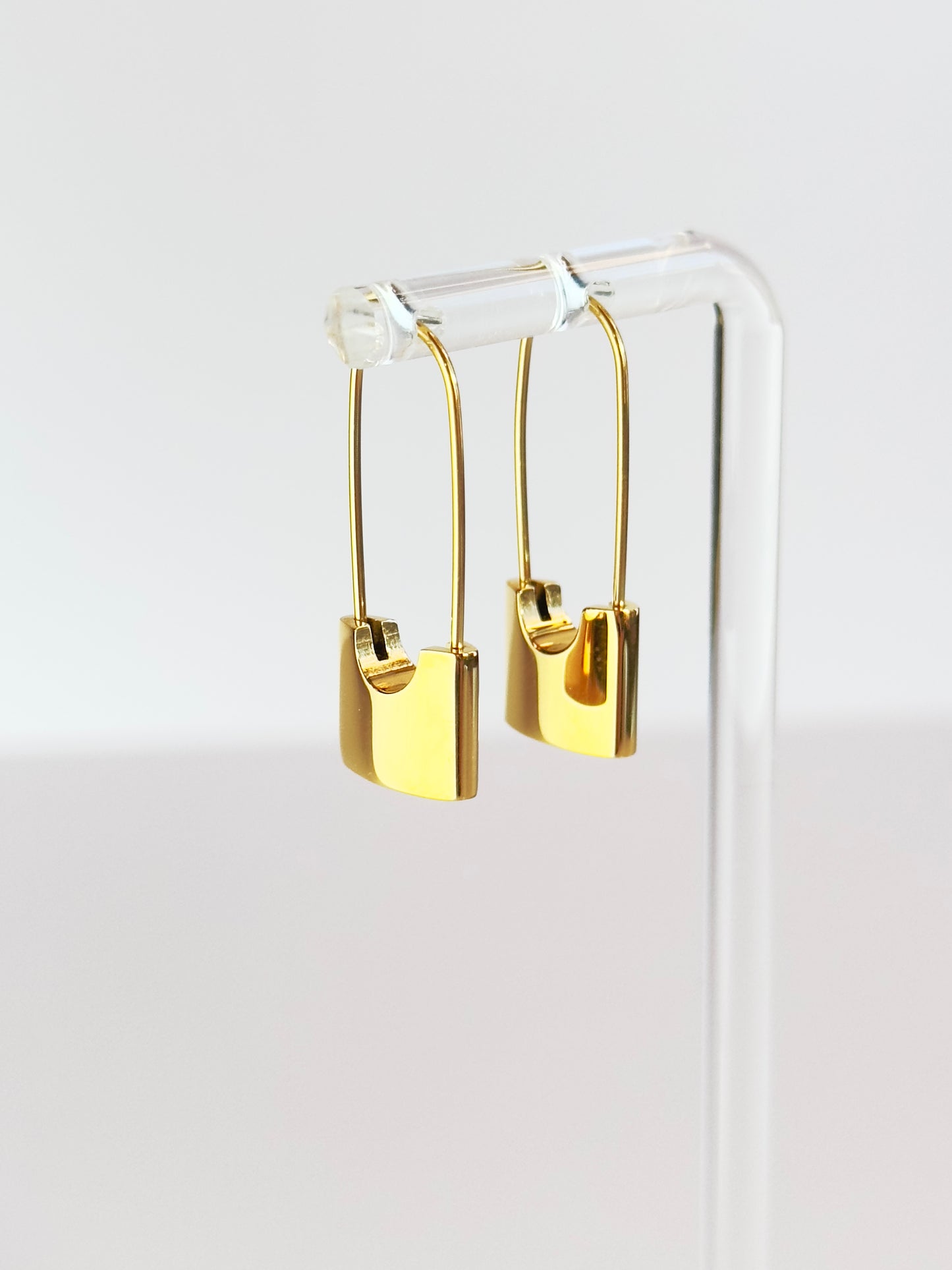 Lock Drop Earring