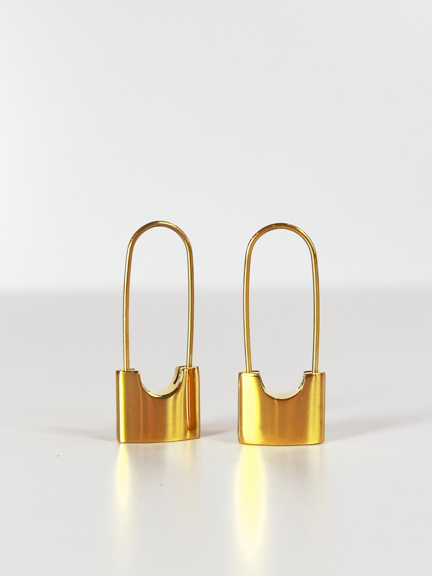 Lock Drop Earring