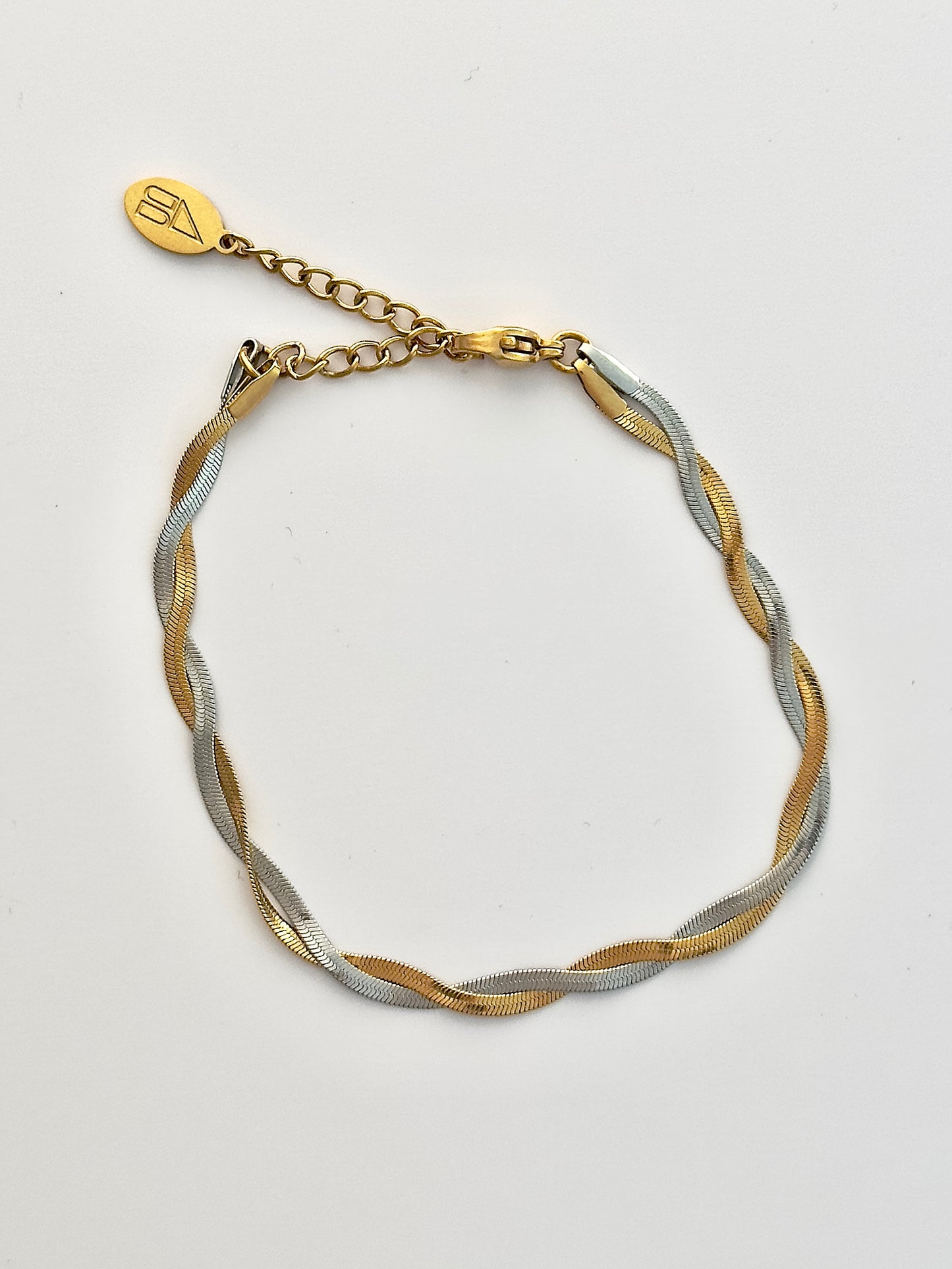 Mixed Metal Twist Bracelet