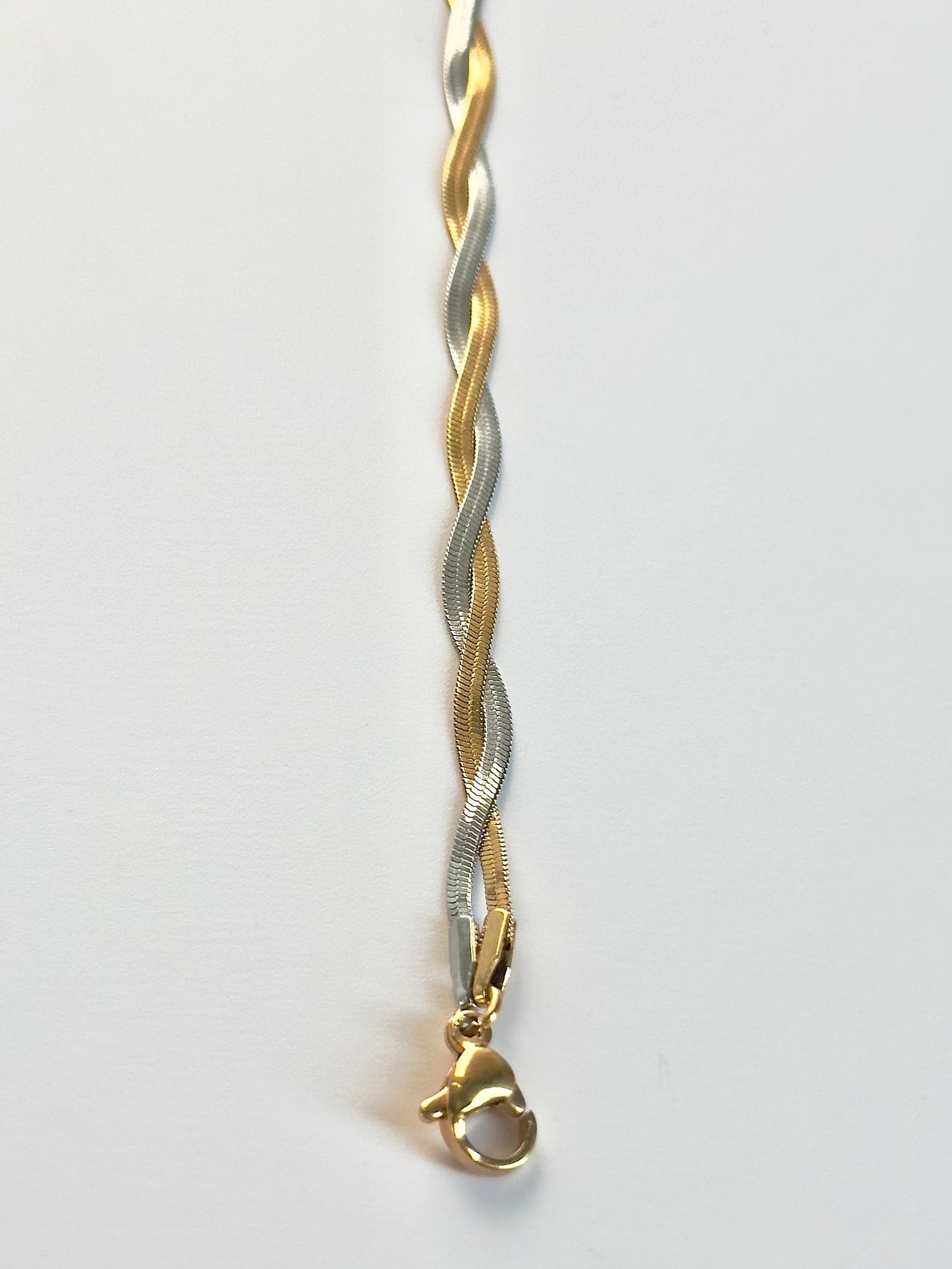 Mixed Metal Twist Bracelet