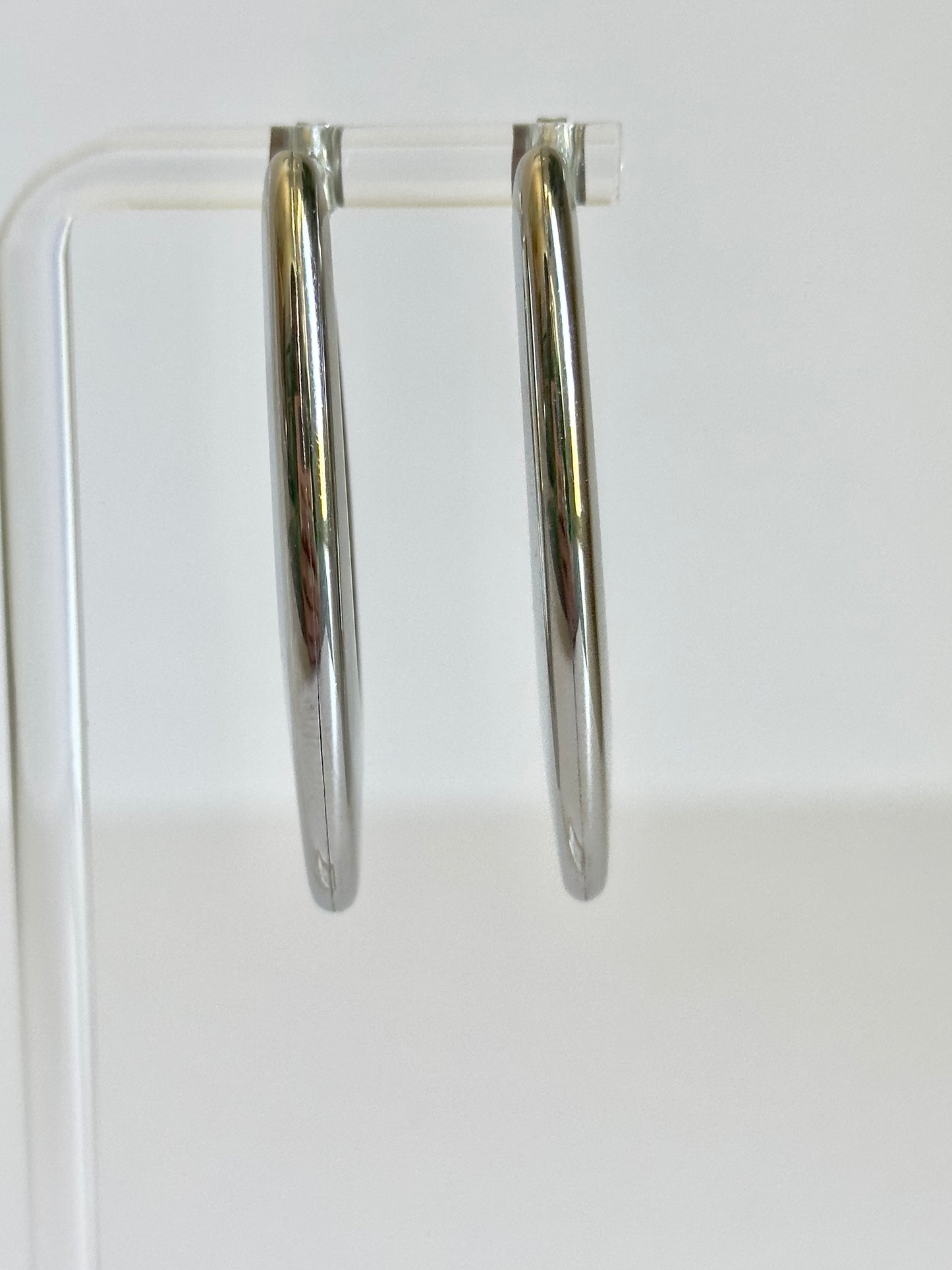 Thick Silver Owen Hoops