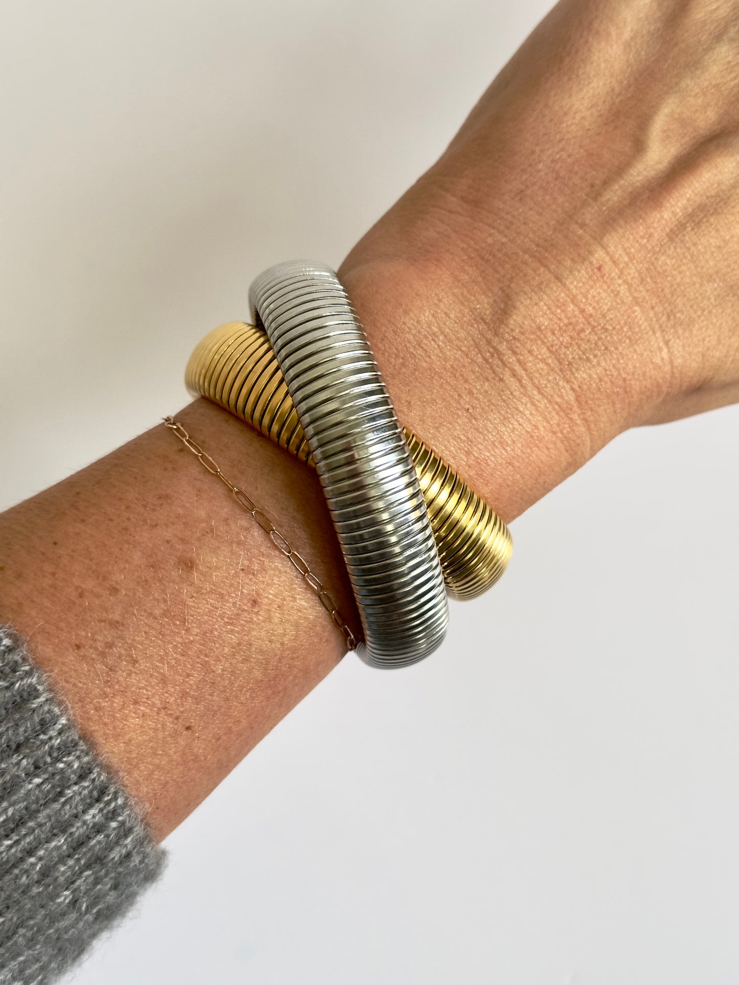 Gold/Silver Twist Bracelet