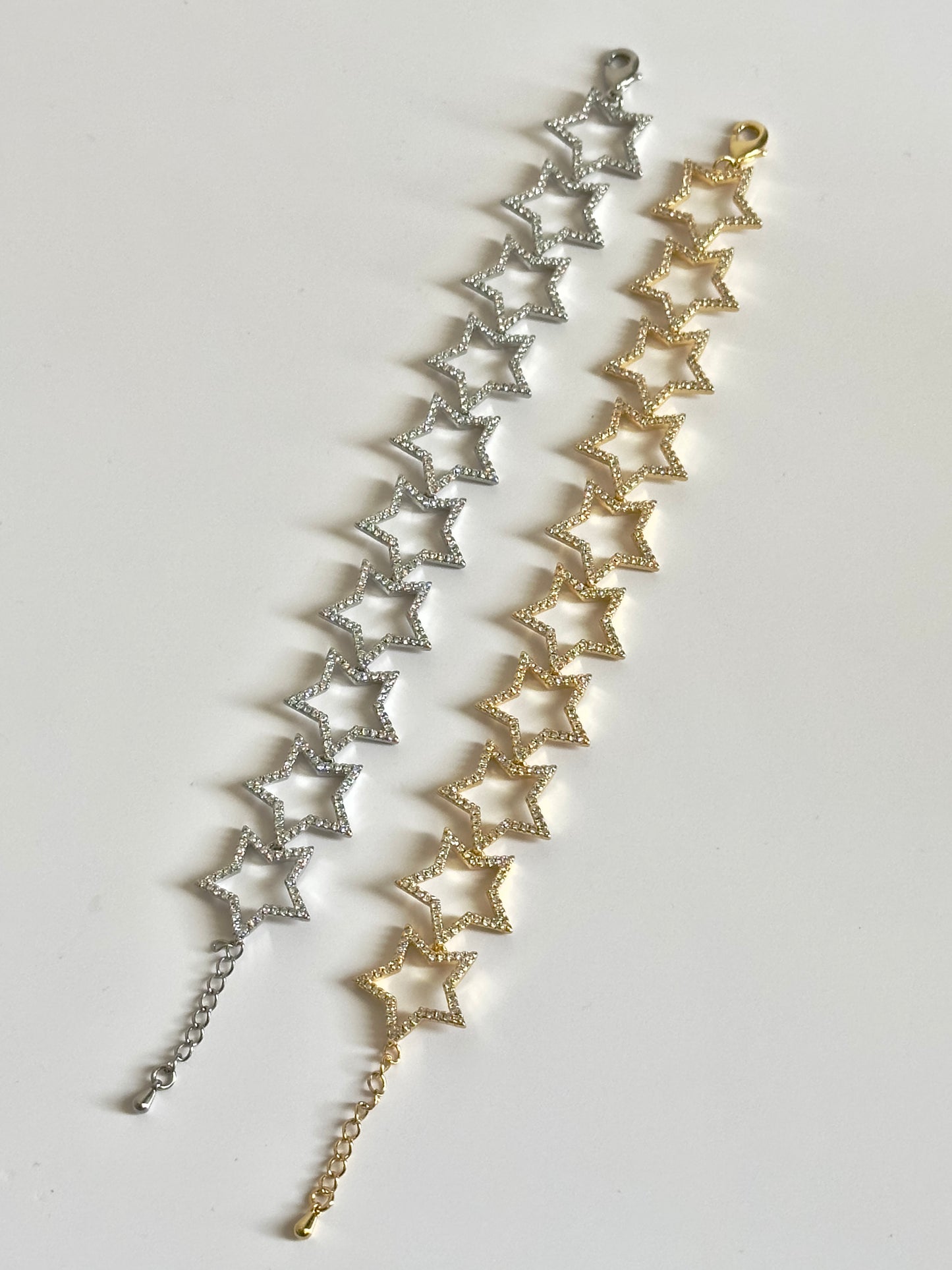 Silver Star Shine Bracelet
