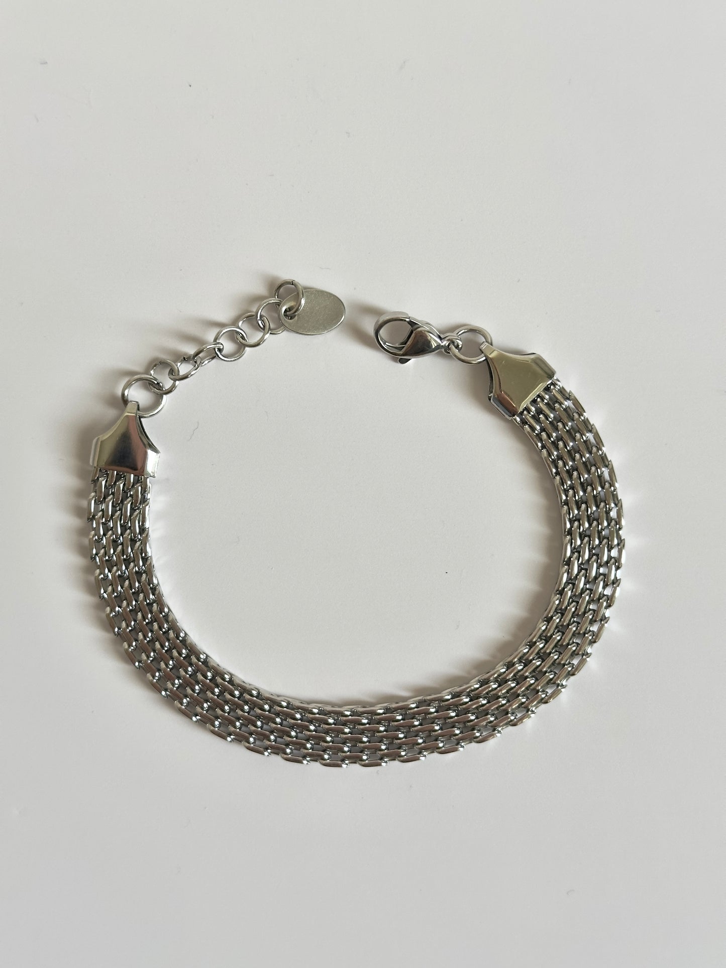 Silver Braided Bracelet