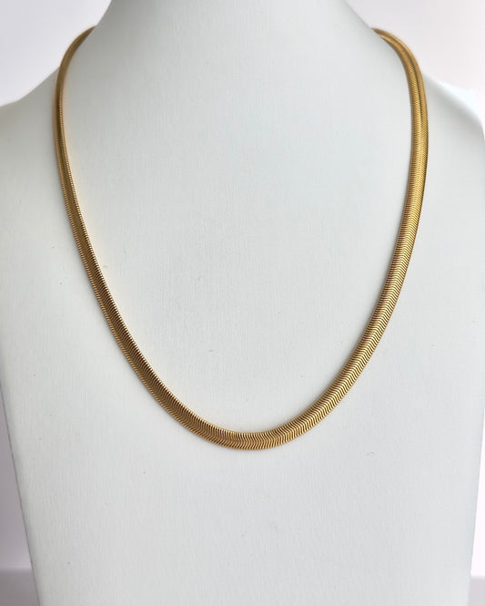 Thick Herringbone Necklace