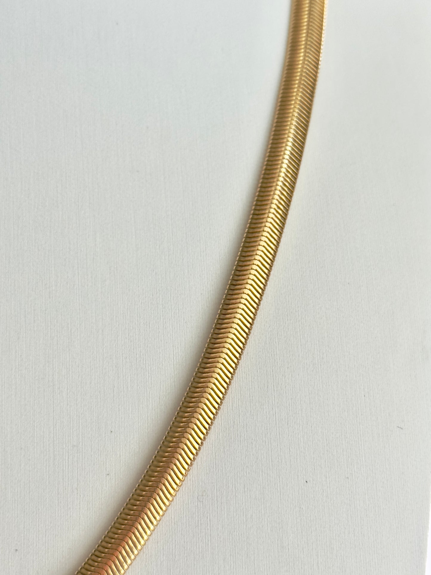 Thick Herringbone Necklace