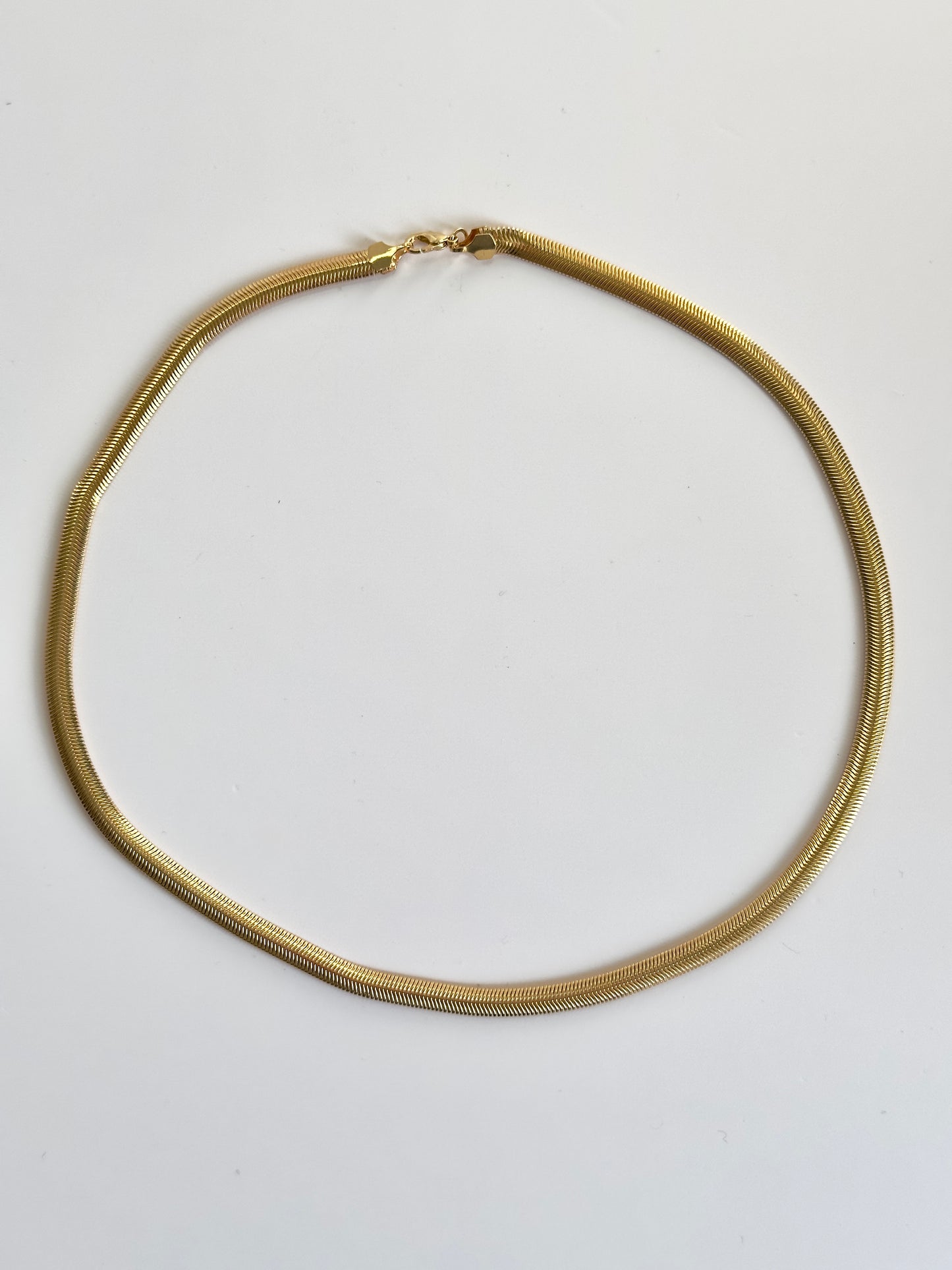 Thick Herringbone Necklace