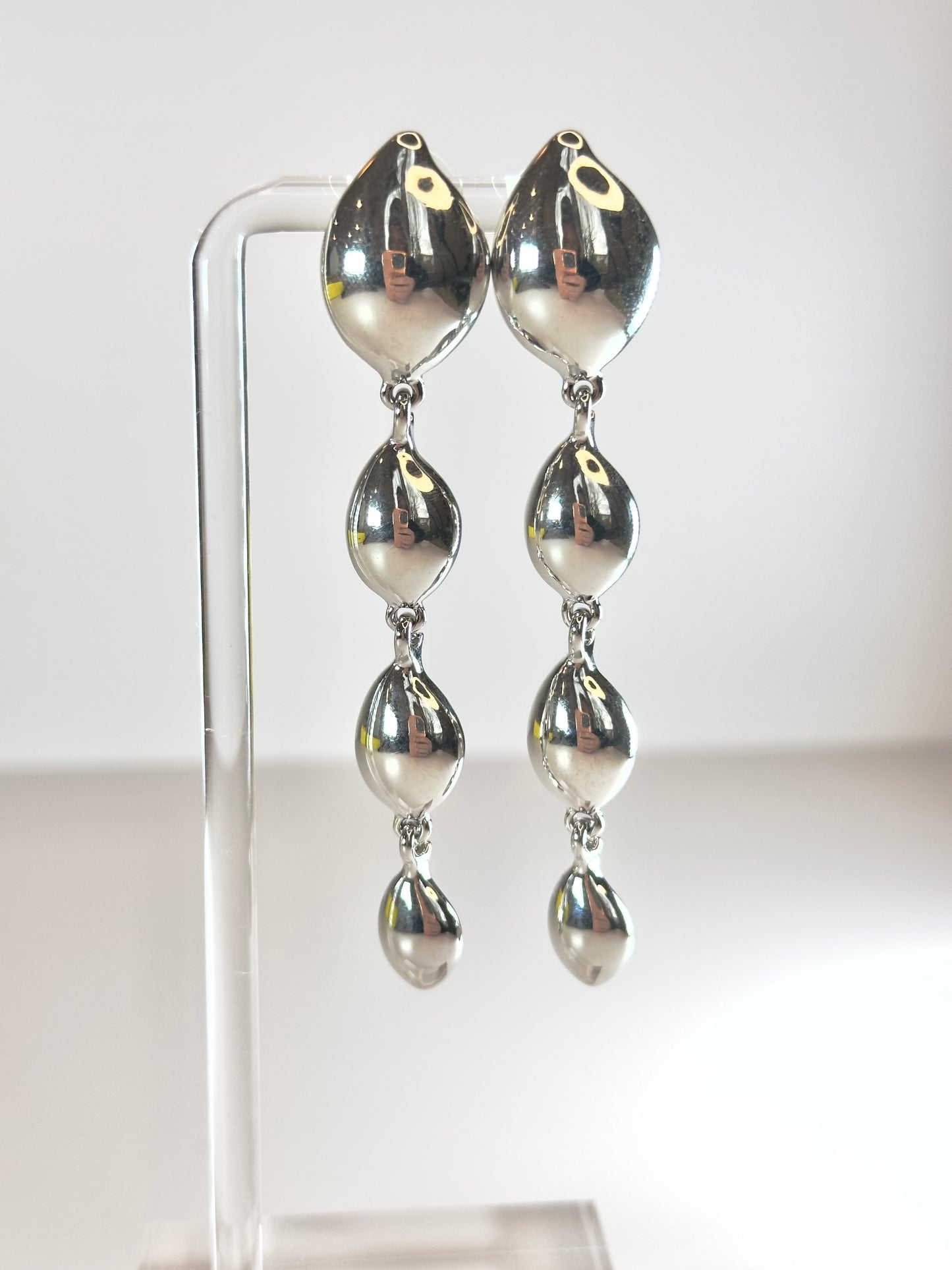 Silver Drop Earring