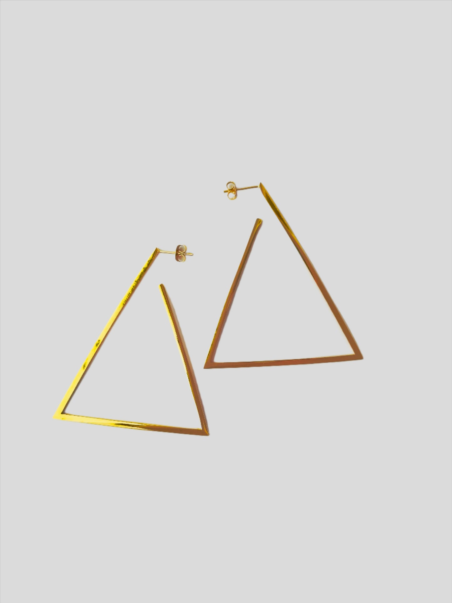 Geo Triangle Hoops