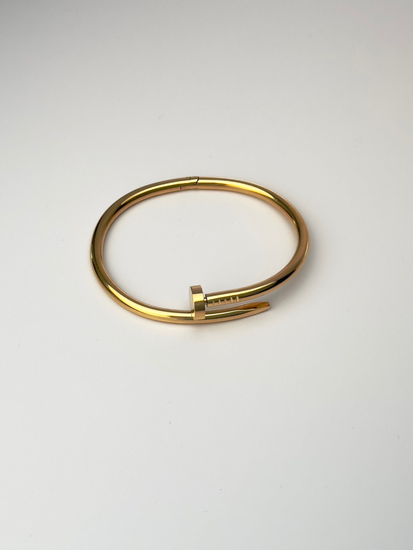 Nail Cuff Gold Bracelet