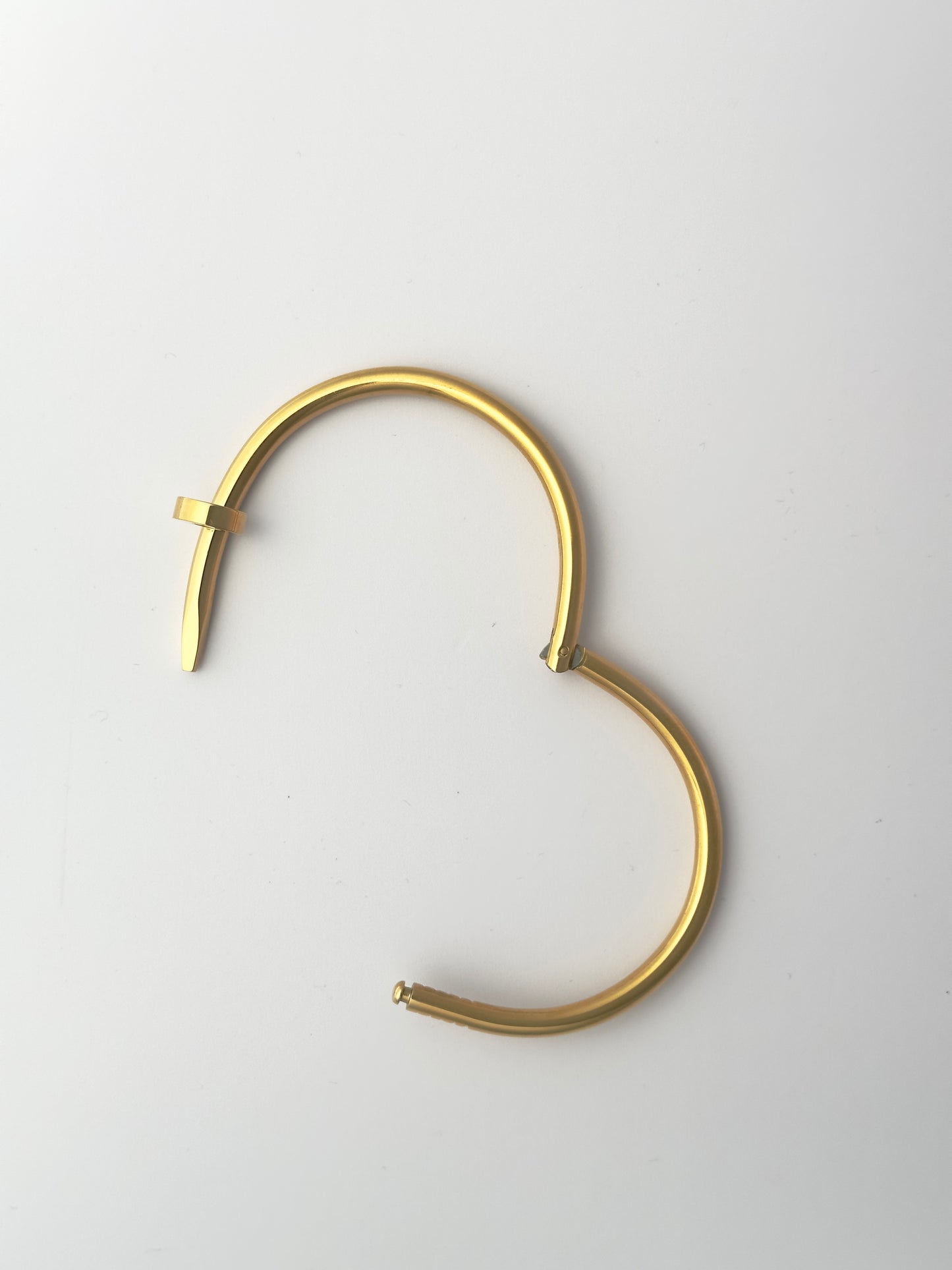 Nail Cuff Gold Bracelet