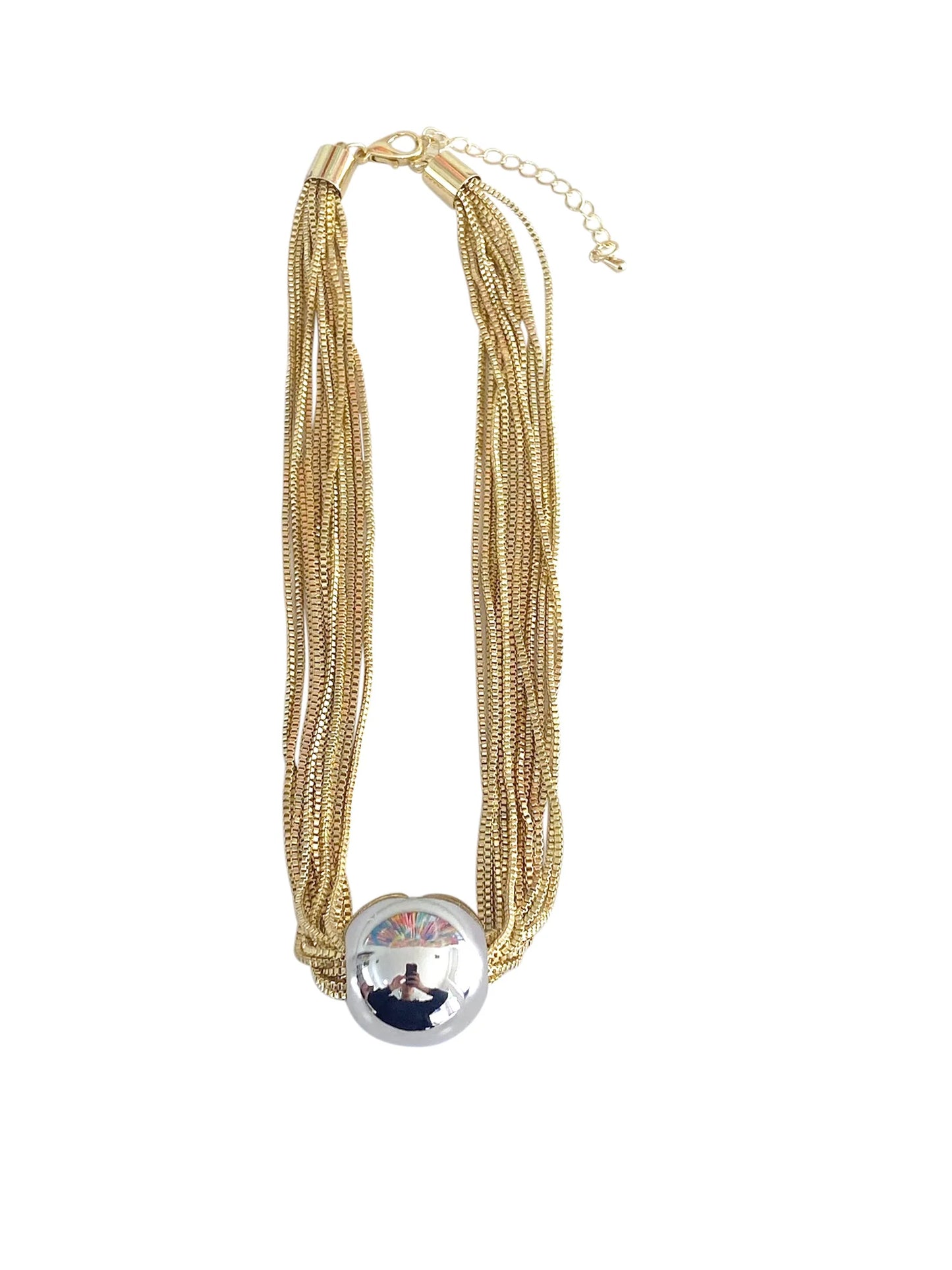 Silver Ballin Necklace