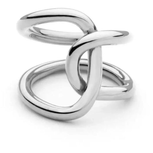 Interlock Silver Ring