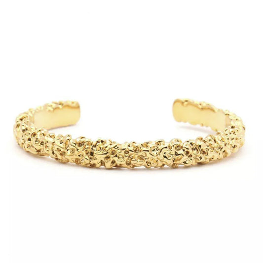 Hammered Gold Cuff